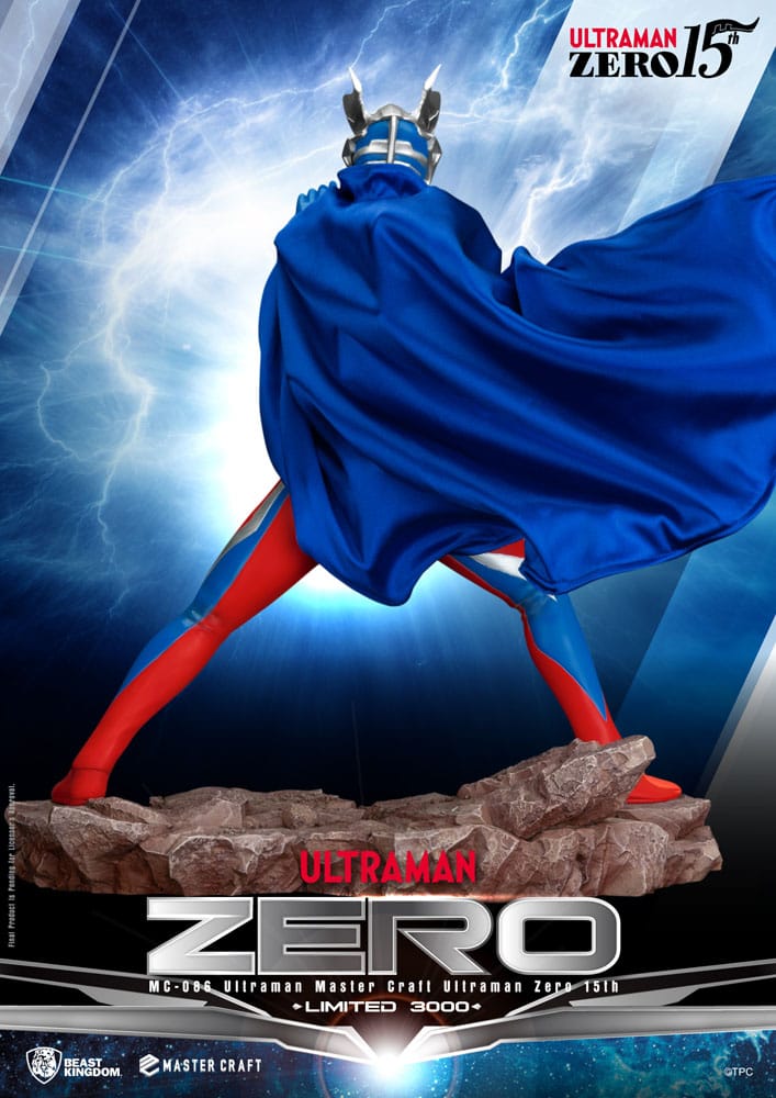 Ultraman Master Craft Statue Ultraman Zero 15th 41cm - Scale Statue - Beast Kingdom Toys - Hobby Figures UK