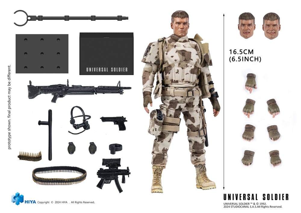 Universal Soldier Exquisite Super Series Action Figure 1/12 Andrew Scott 16cm - Action Figures - Hiya Toys - Hobby Figures UK