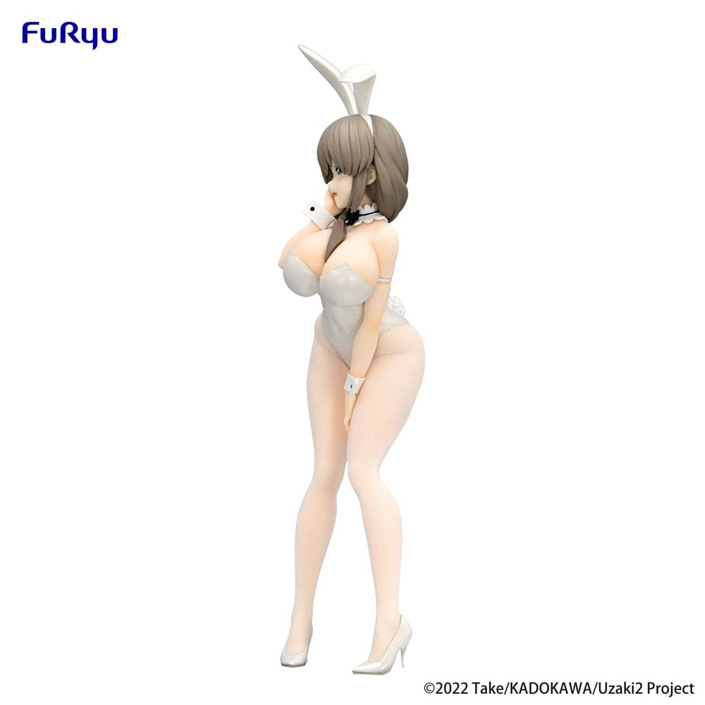 Uzaki-chan Wants to Hang Out! BiCute Bunnies PVC Statue Tsuki Uzaki White Pearl Ver. 29cm - Scale Statue - Furyu - Hobby Figures UK