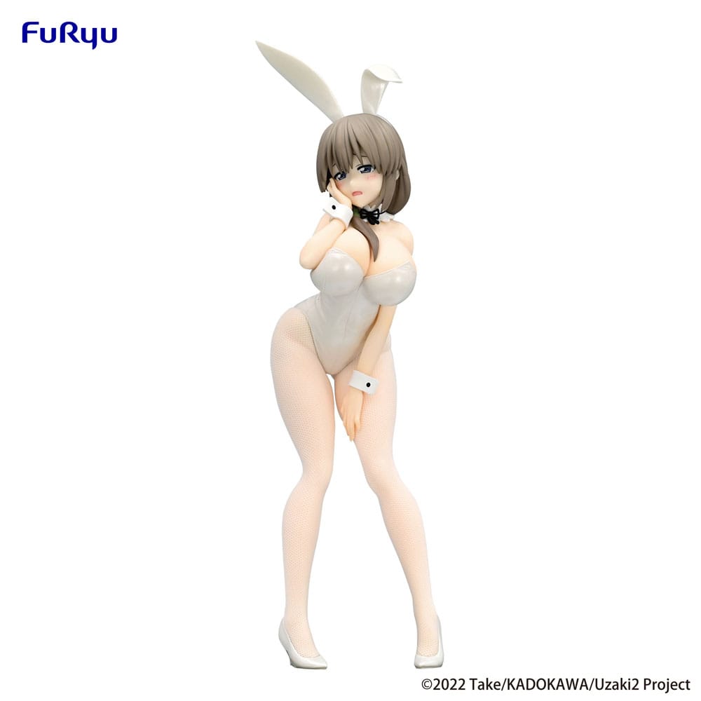 Uzaki-chan Wants to Hang Out! BiCute Bunnies PVC Statue Tsuki Uzaki White Pearl Ver. 29cm - Scale Statue - Furyu - Hobby Figures UK