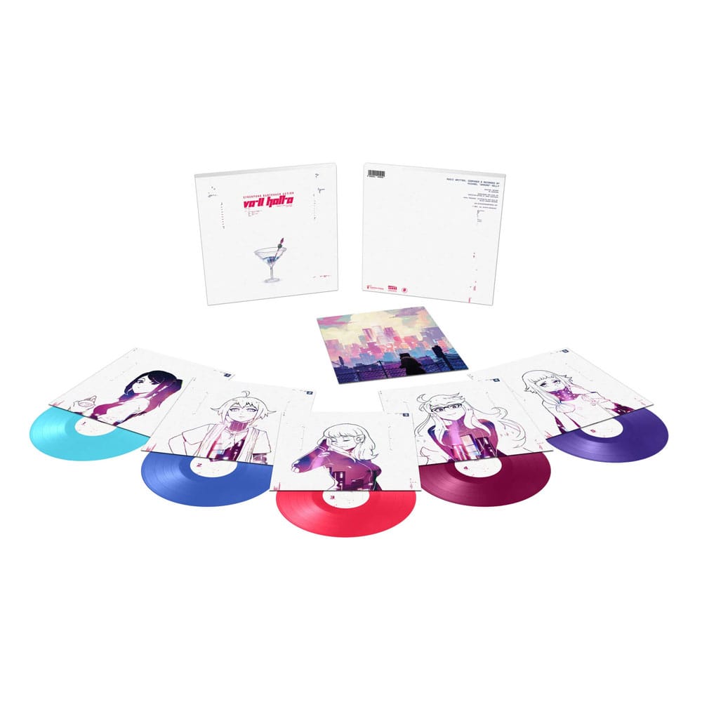 VA-11 HALL-A Complete Sound Collection by Garoad Vinyl 5xLP - Apparel & Accessories - Black Screen Records - Hobby Figures UK