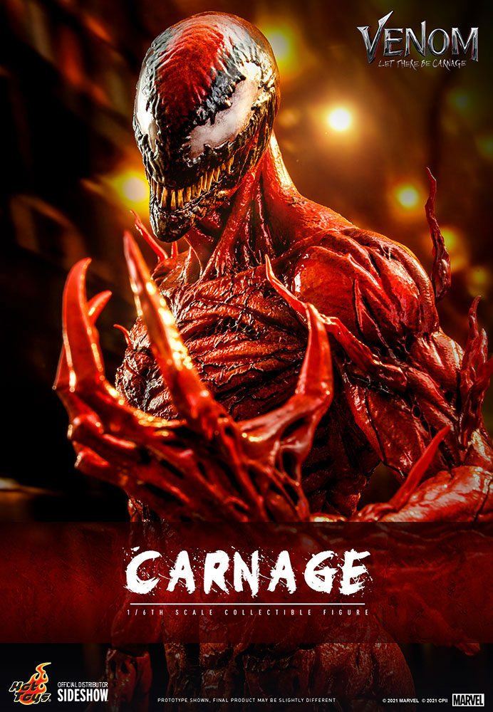 Venom: Let There Be Carnage Movie Masterpiece Series PVC Action Figure 1/6 Carnage 43cm - Action Figures - Hot Toys - Hobby Figures UK