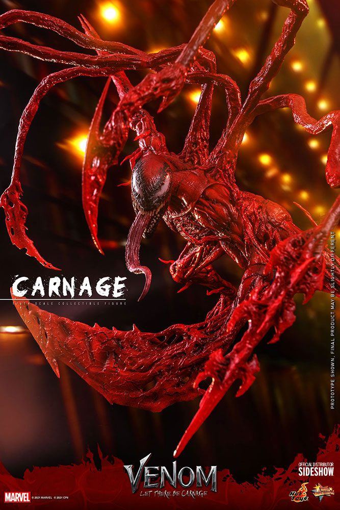 Venom: Let There Be Carnage Movie Masterpiece Series PVC Action Figure 1/6 Carnage 43cm - Action Figures - Hot Toys - Hobby Figures UK