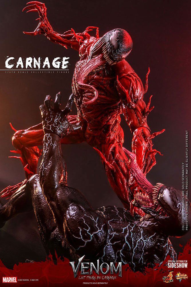 Venom: Let There Be Carnage Movie Masterpiece Series PVC Action Figure 1/6 Carnage 43cm - Action Figures - Hot Toys - Hobby Figures UK