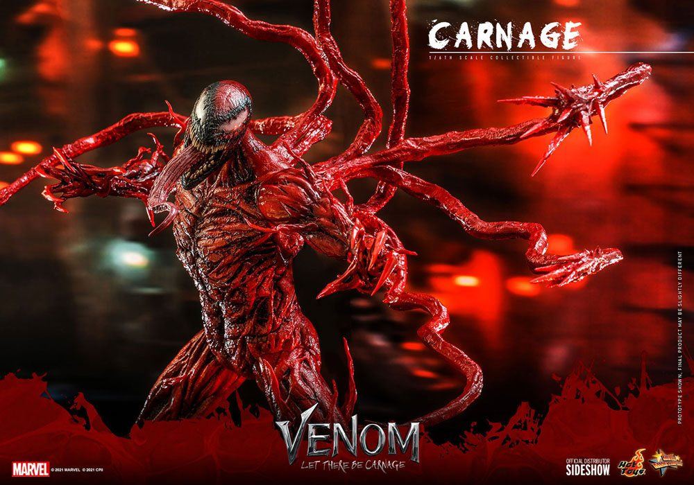 Venom: Let There Be Carnage Movie Masterpiece Series PVC Action Figure 1/6 Carnage 43cm - Action Figures - Hot Toys - Hobby Figures UK
