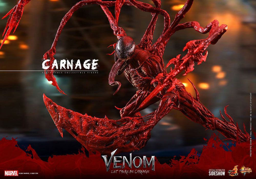 Venom: Let There Be Carnage Movie Masterpiece Series PVC Action Figure 1/6 Carnage 43cm - Action Figures - Hot Toys - Hobby Figures UK