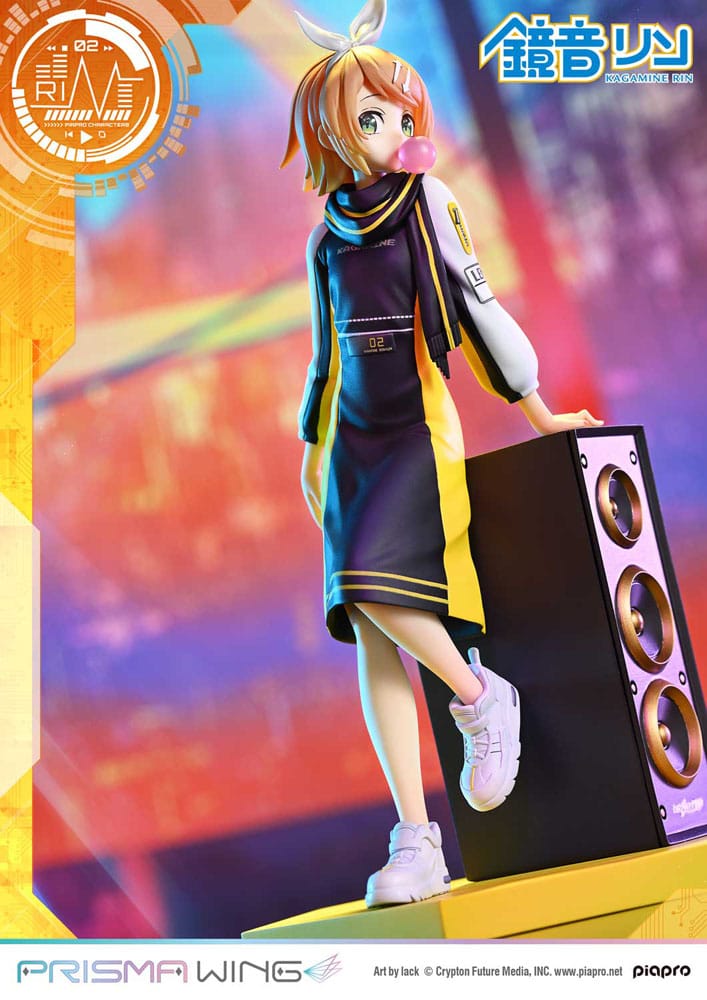 Vocaloid Piapro Characters Prisma Wing PVC Statue 1/7 Kagamine Rin (Art by lack) 21cm - Scale Statue - Prime 1 Studio - Hobby Figures UK