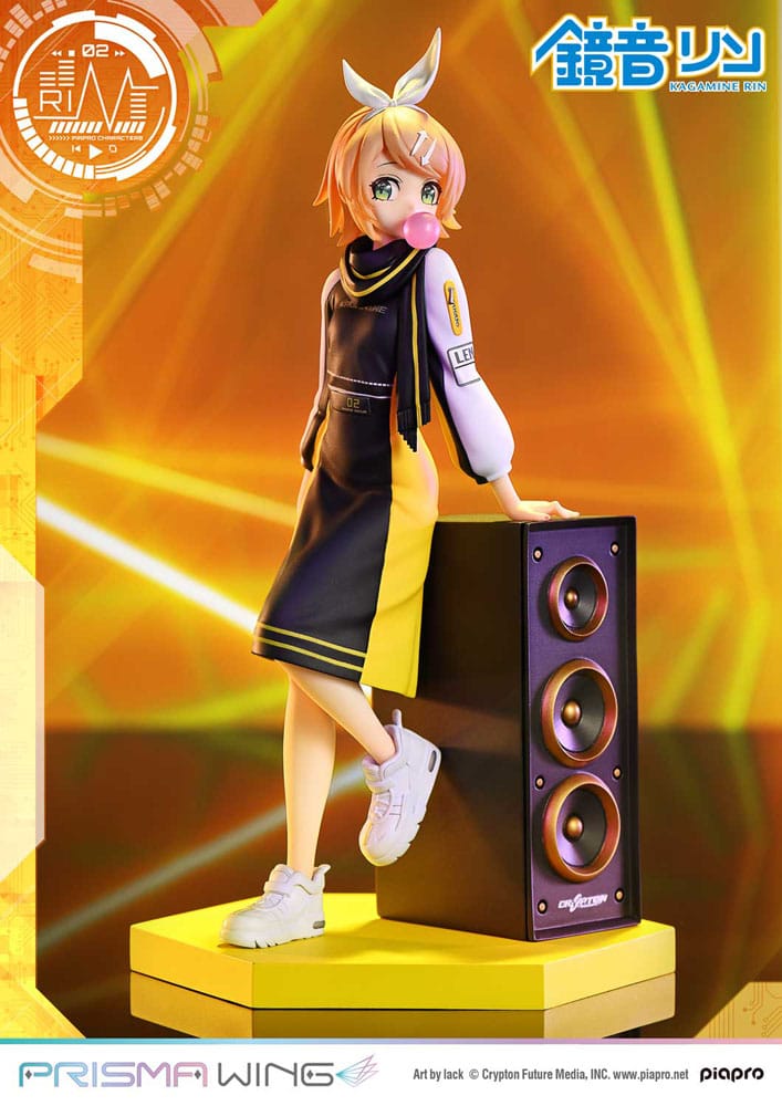 Vocaloid Piapro Characters Prisma Wing PVC Statue 1/7 Kagamine Rin (Art by lack) 21cm - Scale Statue - Prime 1 Studio - Hobby Figures UK