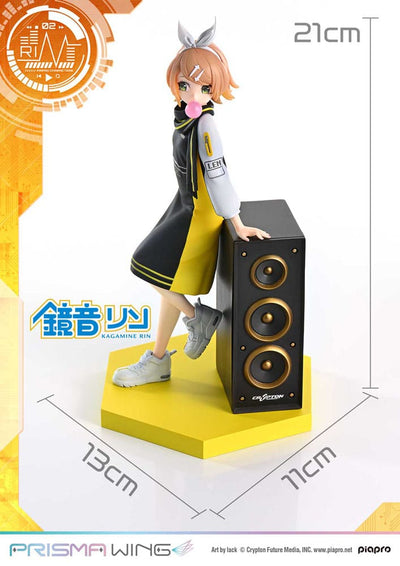Vocaloid Piapro Characters Prisma Wing PVC Statue 1/7 Kagamine Rin (Art by lack) 21cm - Scale Statue - Prime 1 Studio - Hobby Figures UK