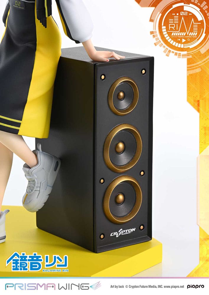 Vocaloid Piapro Characters Prisma Wing PVC Statue 1/7 Kagamine Rin (Art by lack) 21cm - Scale Statue - Prime 1 Studio - Hobby Figures UK