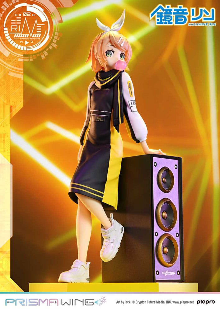 Vocaloid Piapro Characters Prisma Wing PVC Statue 1/7 Kagamine Rin (Art by lack) 21cm - Scale Statue - Prime 1 Studio - Hobby Figures UK