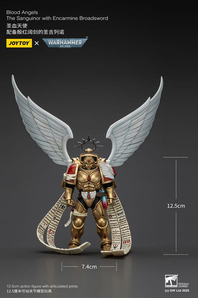 Warhammer 40,000 Action Figure 1/18 Blood Angels The Sanguinor with Encarmine Broadsword 12cm - Action Figures - Joy Toy (CN) - Hobby Figures UK