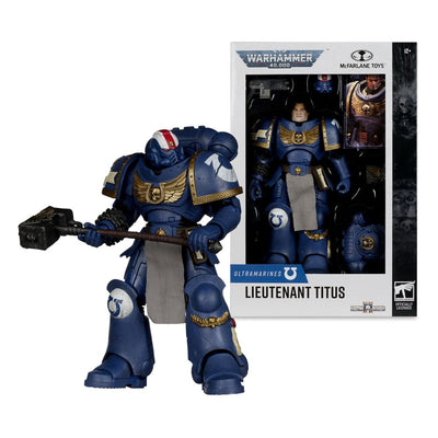 Warhammer 40,000 Action Figure Ultramarines: Lieutenant Titus 18cm - Action Figures - McFarlane Toys - Hobby Figures UK