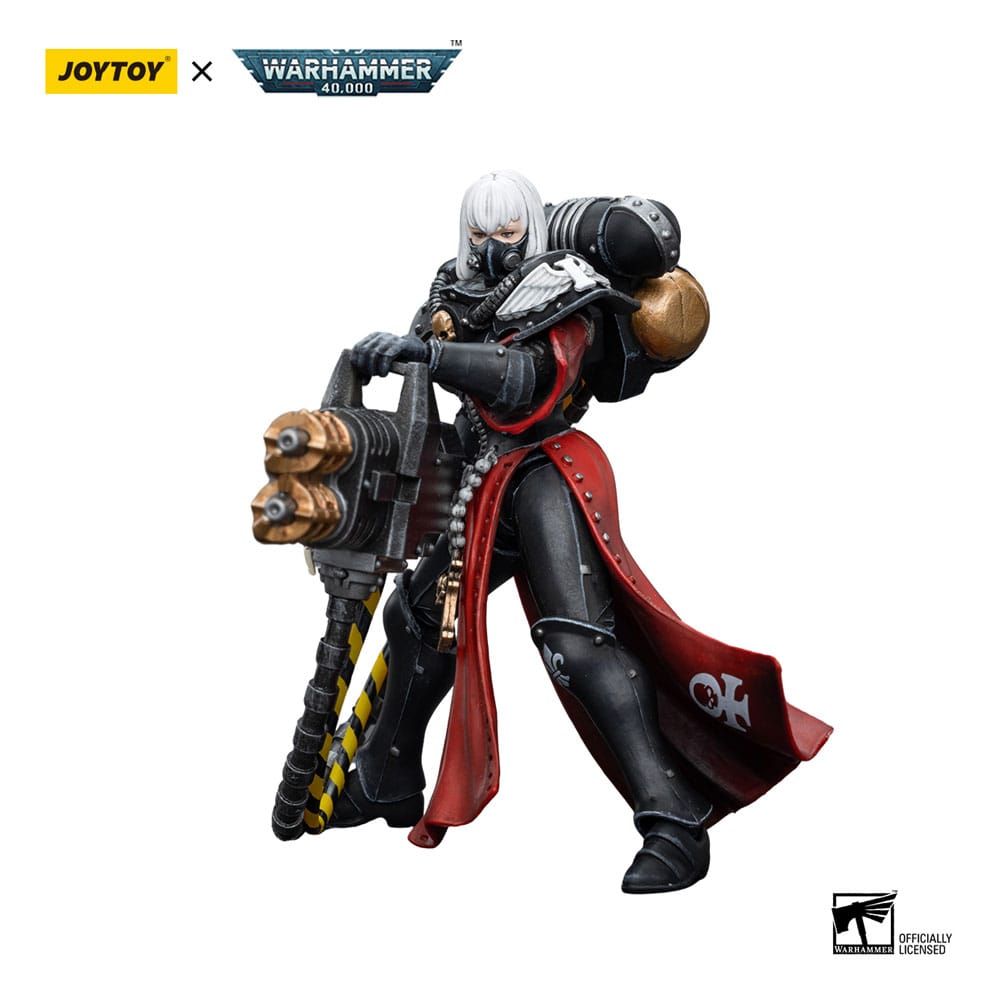 Warhammer 40k Action Figure 1/18 Adepta Sororitas Retributor with Heavy Flamer 12cm - Action Figures - Joy Toy (CN) - Hobby Figures UK