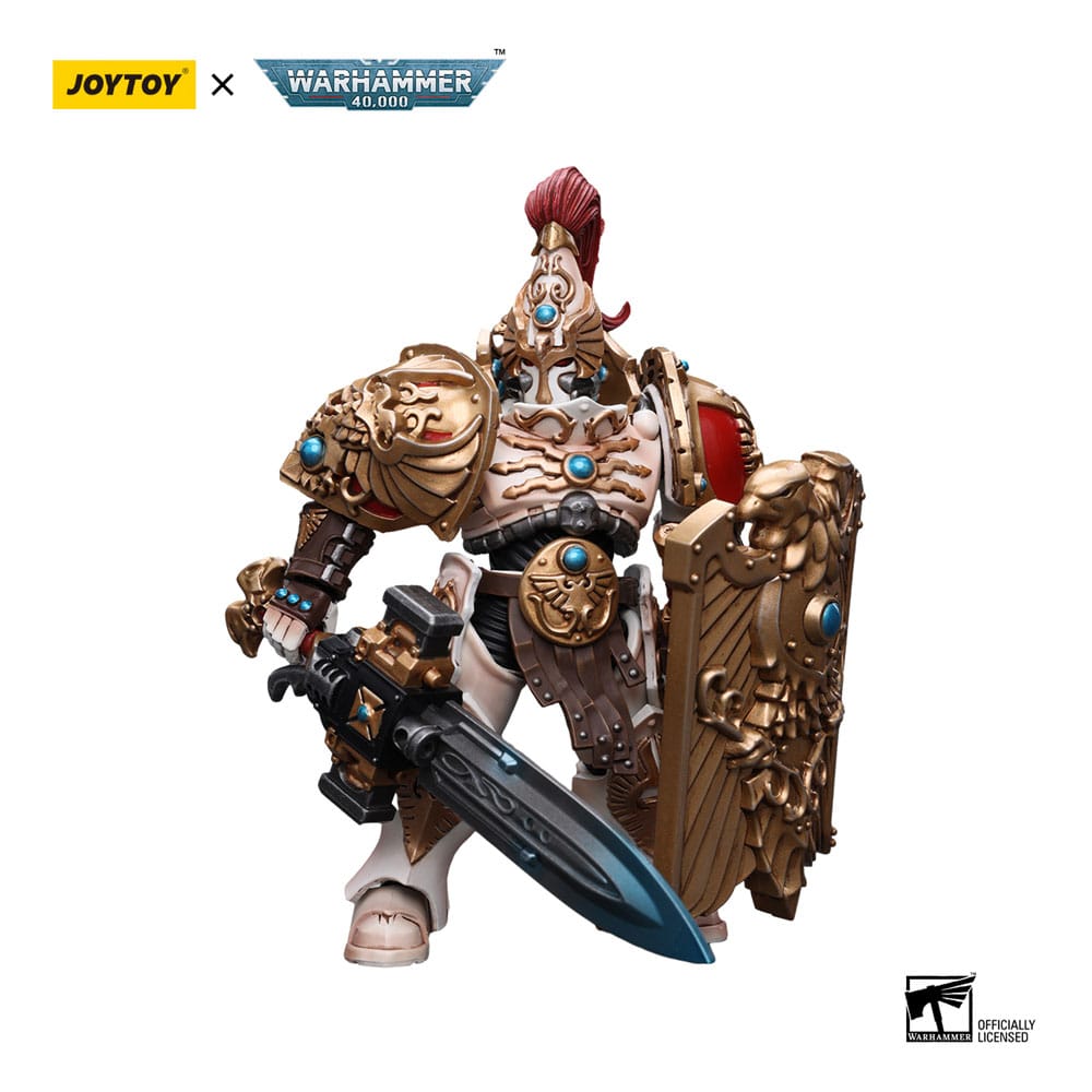 Warhammer 40k Action Figure 1/18 Adeptus Custodes Solar Watch Custodian Guard with Sentinel Blade and Praesidium Shield 12cm - Action Figures - Joy Toy (CN) - Hobby Figures UK