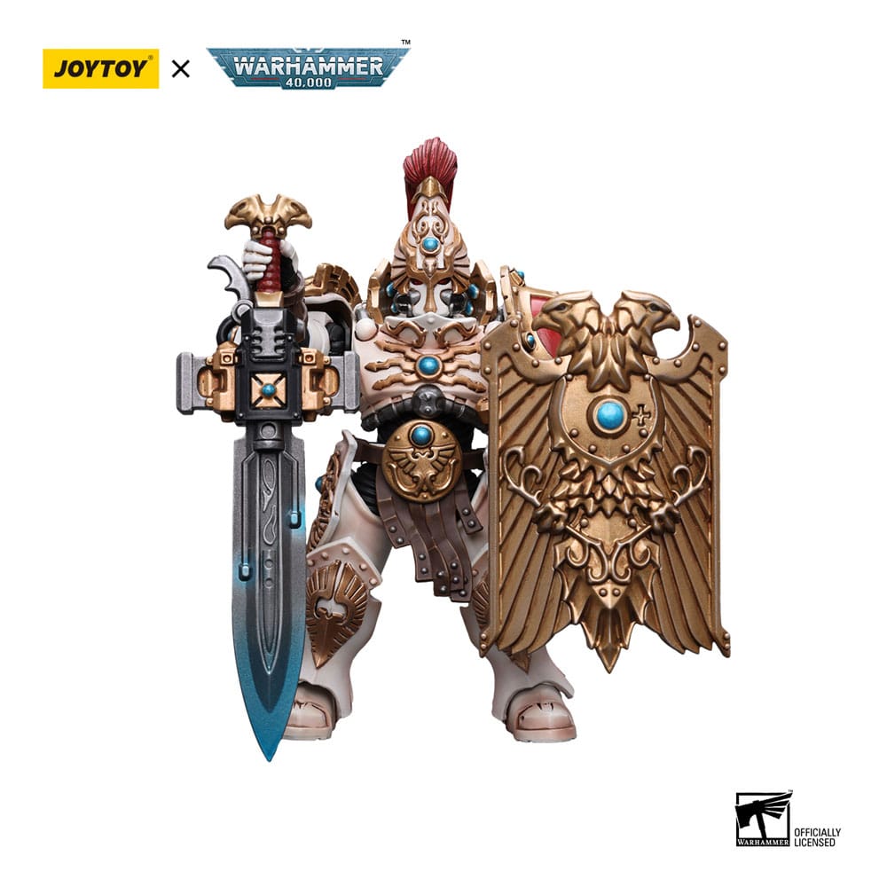 Warhammer 40k Action Figure 1/18 Adeptus Custodes Solar Watch Custodian Guard with Sentinel Blade and Praesidium Shield 12cm - Action Figures - Joy Toy (CN) - Hobby Figures UK