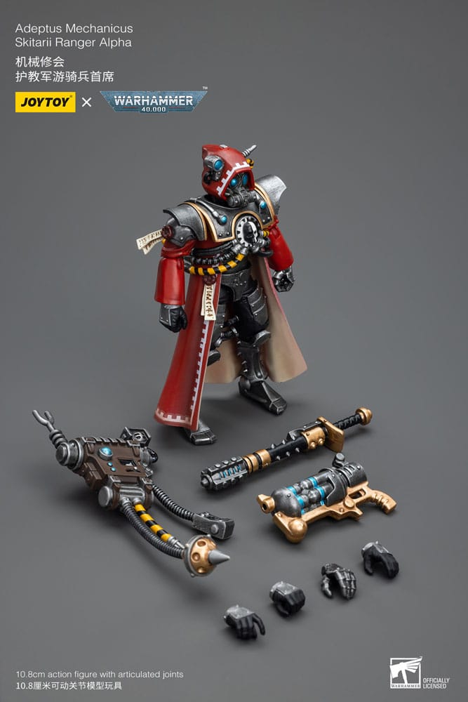 Warhammer 40k Action Figure 1/18 Adeptus Mechanicus Skitarii Ranger Alpha - Action Figures - Joy Toy (CN) - Hobby Figures UK