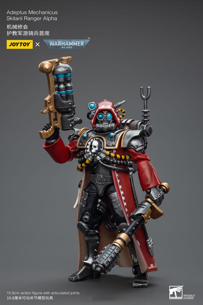 Warhammer 40k Action Figure 1/18 Adeptus Mechanicus Skitarii Ranger Alpha - Action Figures - Joy Toy (CN) - Hobby Figures UK