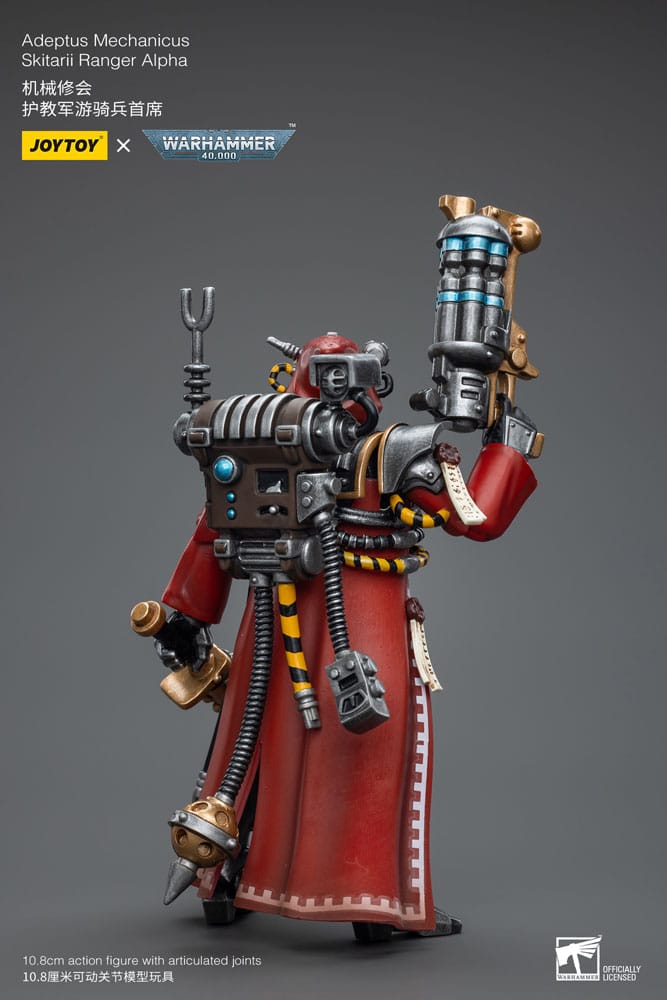 Warhammer 40k Action Figure 1/18 Adeptus Mechanicus Skitarii Ranger Alpha - Action Figures - Joy Toy (CN) - Hobby Figures UK