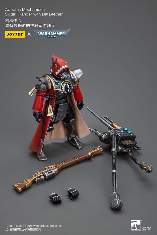 Warhammer 40k Action Figure 1/18 Adeptus Mechanicus Skitarii Ranger with Data-tether - Action Figures - Joy Toy (CN) - Hobby Figures UK