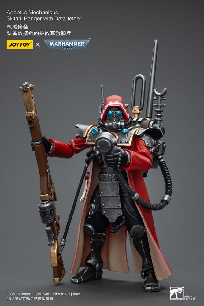 Warhammer 40k Action Figure 1/18 Adeptus Mechanicus Skitarii Ranger with Data-tether - Action Figures - Joy Toy (CN) - Hobby Figures UK