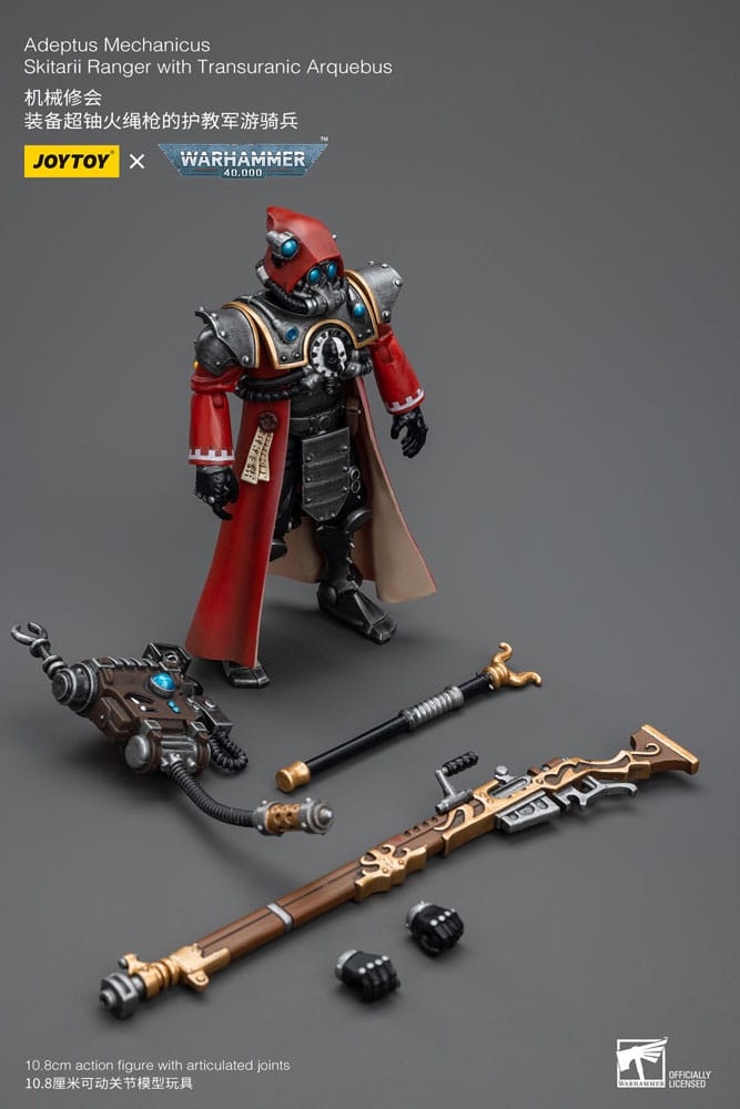 Warhammer 40k Action Figure 1/18 Adeptus Mechanicus Skitarii Ranger with Transuranic Arquebus - Action Figures - Joy Toy (CN) - Hobby Figures UK