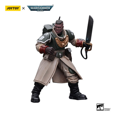 Warhammer 40k Action Figure 1/18 Astra Militarum Cadian Command Squad Commander with Power Sword 12cm - Action Figures - Joy Toy (CN) - Hobby Figures UK