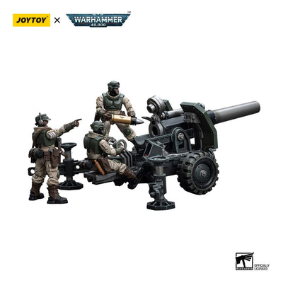 Warhammer 40k Action Figure 1/18 Astra Militarum Ordnance Team with Bombast Field Gun 12cm - Action Figures - Joy Toy (CN) - Hobby Figures UK