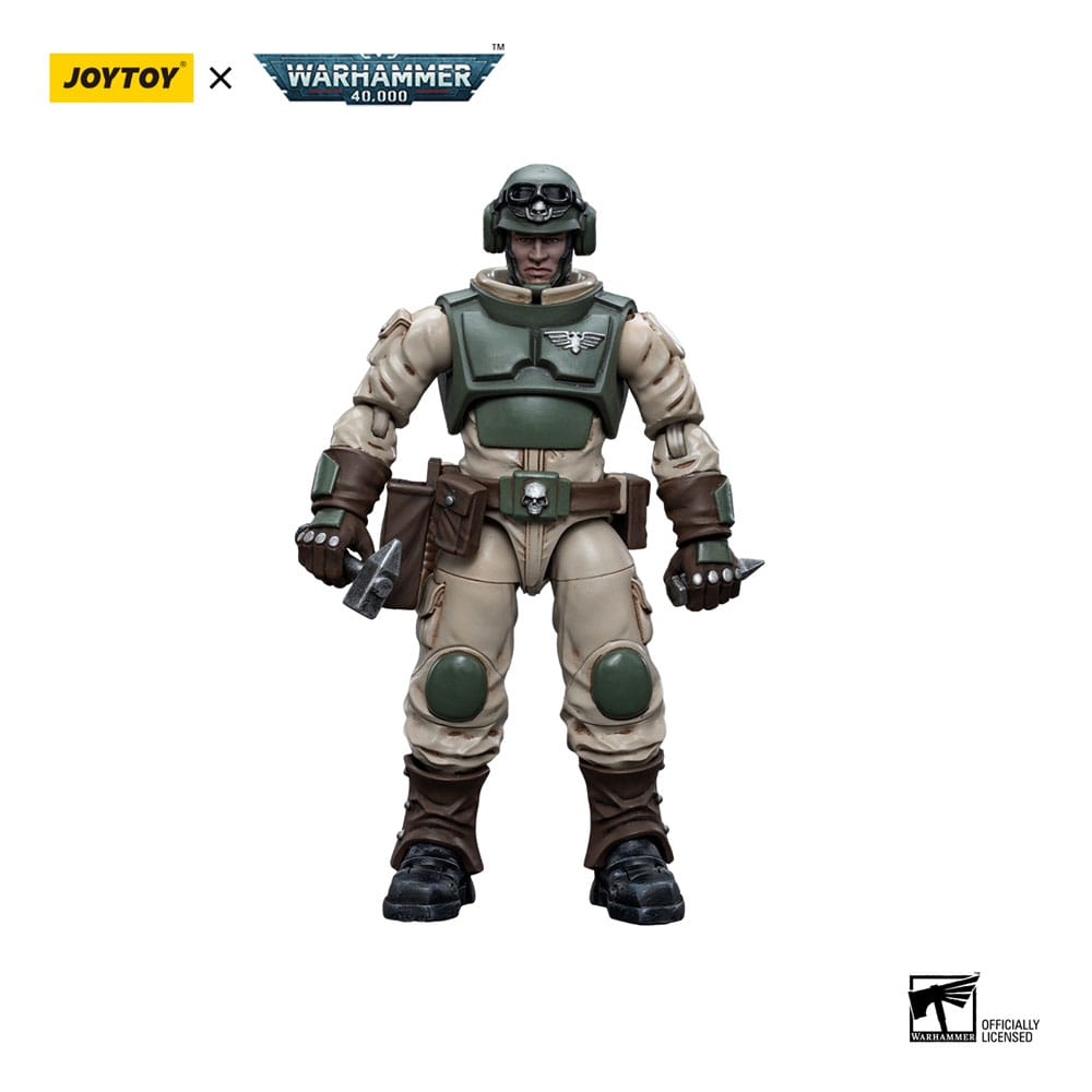 Warhammer 40k Action Figure 1/18 Astra Militarum Ordnance Team Malleus Rocket Launcher Ordnance Brigade 12cm - Action Figures - Joy Toy (CN) - Hobby Figures UK