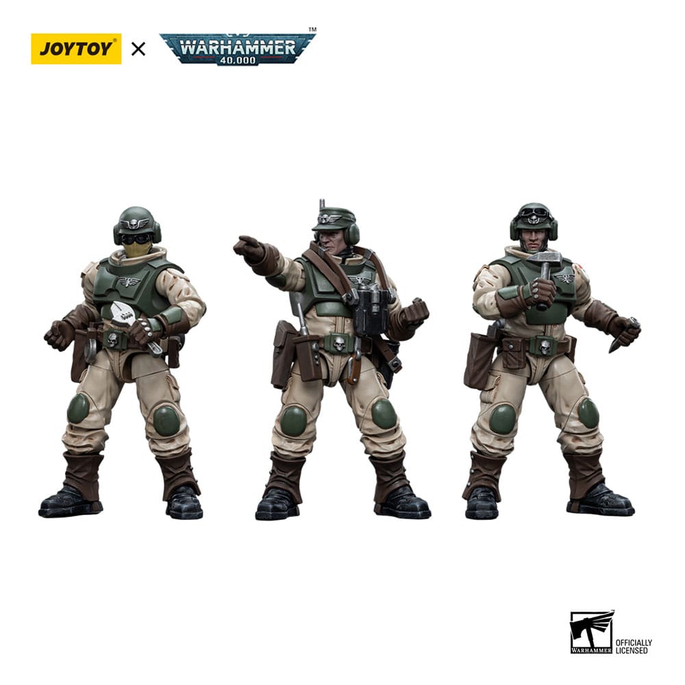 Warhammer 40k Action Figure 1/18 Astra Militarum Ordnance Team Malleus Rocket Launcher Ordnance Brigade 12cm - Action Figures - Joy Toy (CN) - Hobby Figures UK