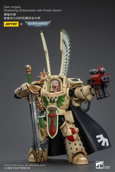 Warhammer 40k Action Figure 1/18 Dark Angels Deathwing Strikemaster with Power Sword 12cm - Action Figures - Joy Toy (CN) - Hobby Figures UK