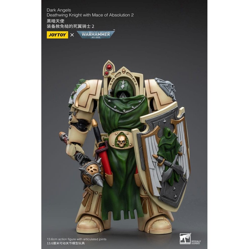 Warhammer 40k Action Figure 1/18 Dark Angels Deathwing Knight with Mace of Absolution 2 12cm - Action Figures - Joy Toy (CN) - Hobby Figures UK