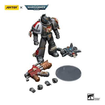 Warhammer 40k Action Figure 1/18 Grey Knights Interceptor Squad Interceptor with Incinerator 12cm - Action Figures - Joy Toy (CN) - Hobby Figures UK