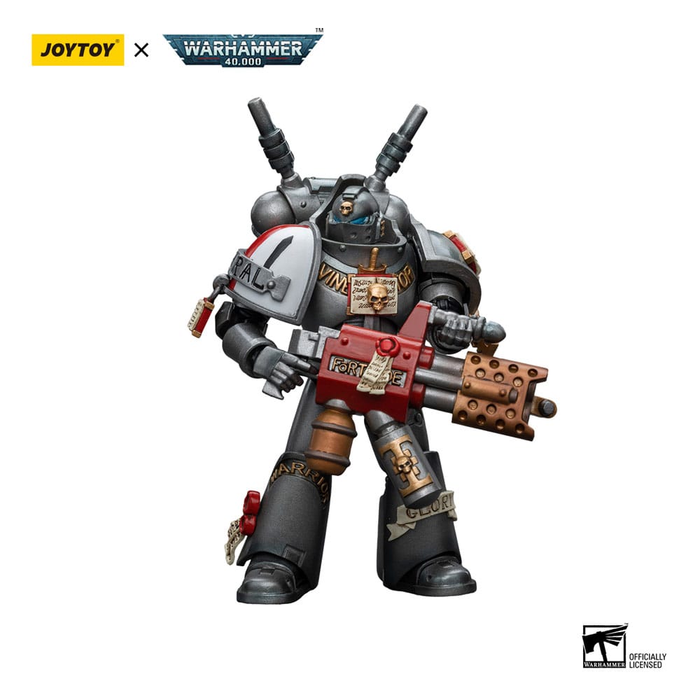 Warhammer 40k Action Figure 1/18 Grey Knights Interceptor Squad Interceptor with Incinerator 12cm - Action Figures - Joy Toy (CN) - Hobby Figures UK