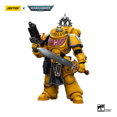 Warhammer 40k Action Figure 1/18 Imperial Fists Lieutenant with Power Sword 12cm - Action Figures - Joy Toy (CN) - Hobby Figures UK