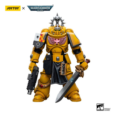 Warhammer 40k Action Figure 1/18 Imperial Fists Lieutenant with Power Sword 12cm - Action Figures - Joy Toy (CN) - Hobby Figures UK