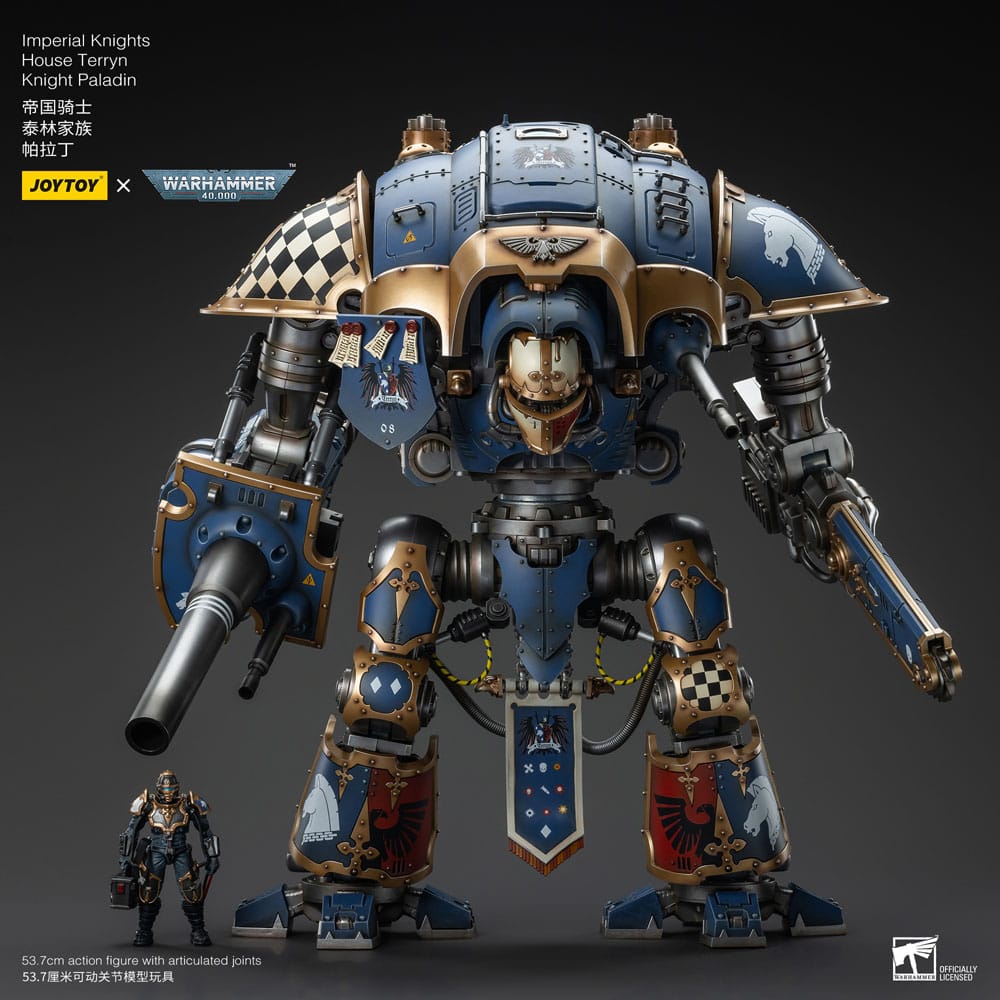 Warhammer 40k Action Figure 1/18 Imperial Knights House Terryn Knight Paladin 54cm - Action Figures - Joy Toy (CN) - Hobby Figures UK
