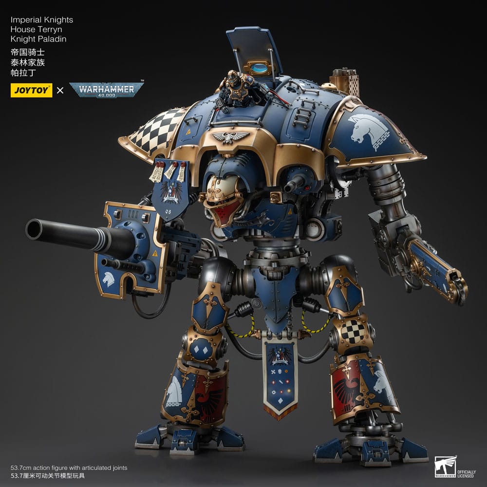 Warhammer 40k Action Figure 1/18 Imperial Knights House Terryn Knight Paladin 54cm - Action Figures - Joy Toy (CN) - Hobby Figures UK