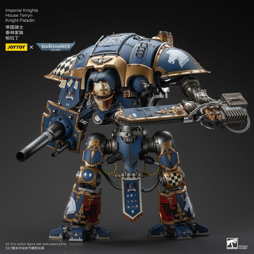 Warhammer 40k Action Figure 1/18 Imperial Knights House Terryn Knight Paladin 54cm - Action Figures - Joy Toy (CN) - Hobby Figures UK