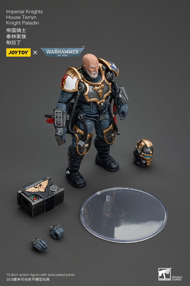 Warhammer 40k Action Figure 1/18 Imperial Knights House Terryn Knight Paladin 54cm - Action Figures - Joy Toy (CN) - Hobby Figures UK
