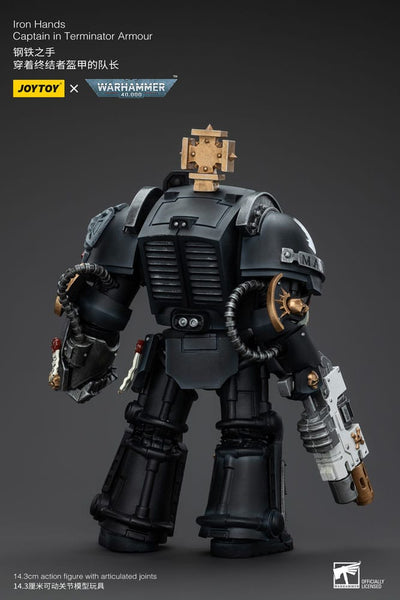 Warhammer 40k Action Figure 1/18 Iron Hands Captain in Terminator Armour 14cm - Action Figures - Joy Toy (CN) - Hobby Figures UK