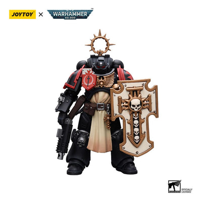Warhammer 40k Action Figure 1/18 Primaris Space Marines Black Templars Bladeguard Veteran 12cm - Action Figures - Joy Toy (CN) - Hobby Figures UK