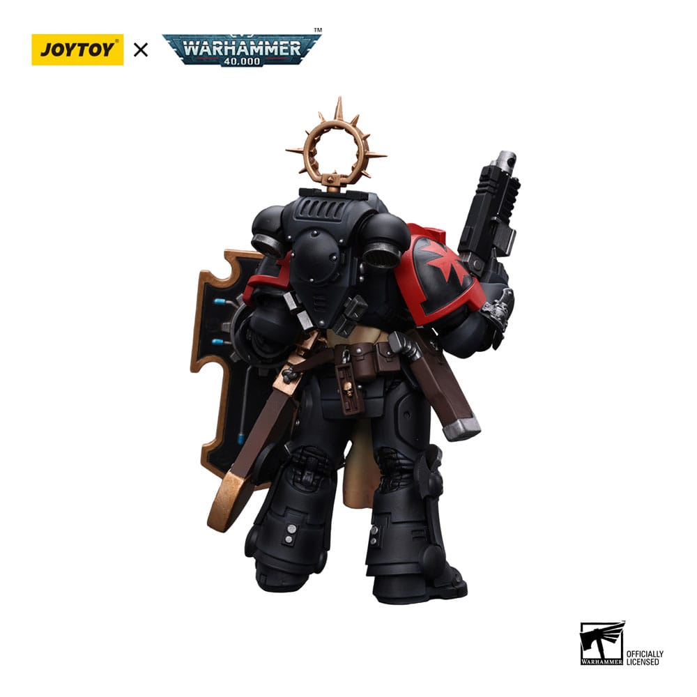 Warhammer 40k Action Figure 1/18 Primaris Space Marines Black Templars Bladeguard Veteran 12cm - Action Figures - Joy Toy (CN) - Hobby Figures UK