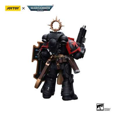 Warhammer 40k Action Figure 1/18 Primaris Space Marines Black Templars Bladeguard Veteran 12cm - Action Figures - Joy Toy (CN) - Hobby Figures UK