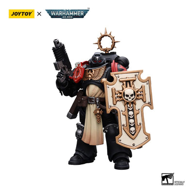 Warhammer 40k Action Figure 1/18 Primaris Space Marines Black Templars Bladeguard Veteran 12cm - Action Figures - Joy Toy (CN) - Hobby Figures UK