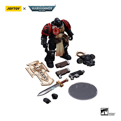Warhammer 40k Action Figure 1/18 Primaris Space Marines Black Templars Bladeguard Veteran 12cm - Action Figures - Joy Toy (CN) - Hobby Figures UK
