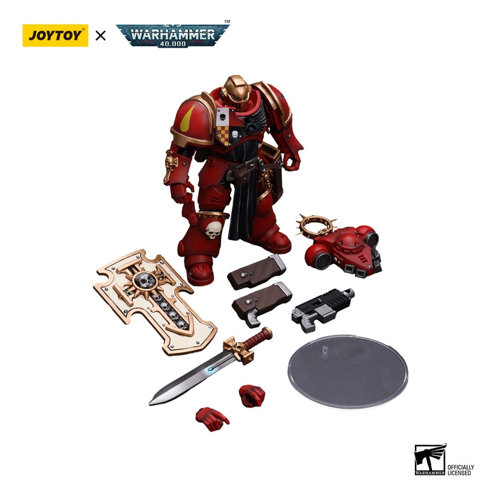 Warhammer 40k Action Figure 1/18 Primaris Space Marines Blood Angels Bladeguard Veteran 12cm - Action Figures - Joy Toy (CN) - Hobby Figures UK