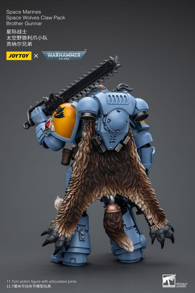 JoyToy Space Marines - Space Wolves - Iron Priest Jorin Fellhammer 1/18 - Warhammer 40K Figurine JoyToy Space Marines - Space Wolves - Iron Priest Jorin Fellhammer 1/18 - Warhammer 40K Figurine