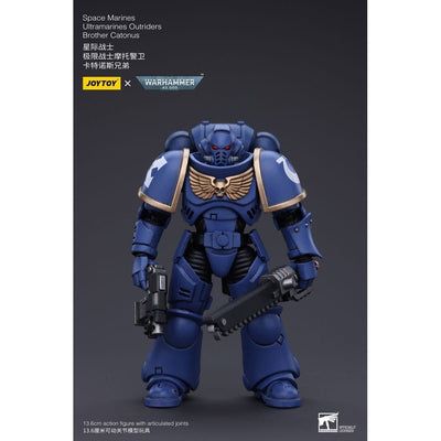 Warhammer 40k Action Figure 1/18 Space Marines Ultramarines Outriders Brother Catonus 14cm - Action Figures - Joy Toy (CN) - Hobby Figures UK