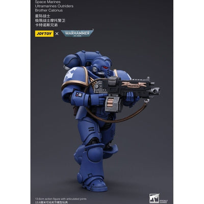 Warhammer 40k Action Figure 1/18 Space Marines Ultramarines Outriders Brother Catonus 14cm - Action Figures - Joy Toy (CN) - Hobby Figures UK
